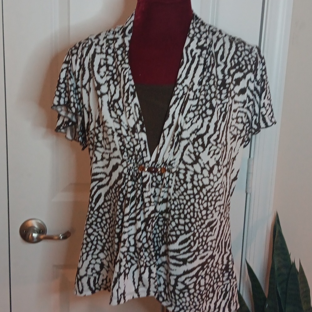 Kim Rodgers ANIMAL PRINT, Women's  Blouse, Sz.PL. 5 For $50